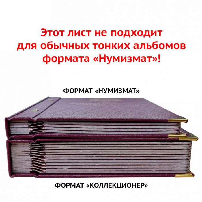 Лист для новоделов СССР 1988 года. Формат «Коллекционер»