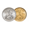 Монеты РФ 1, 5, 10 и 50 копеек