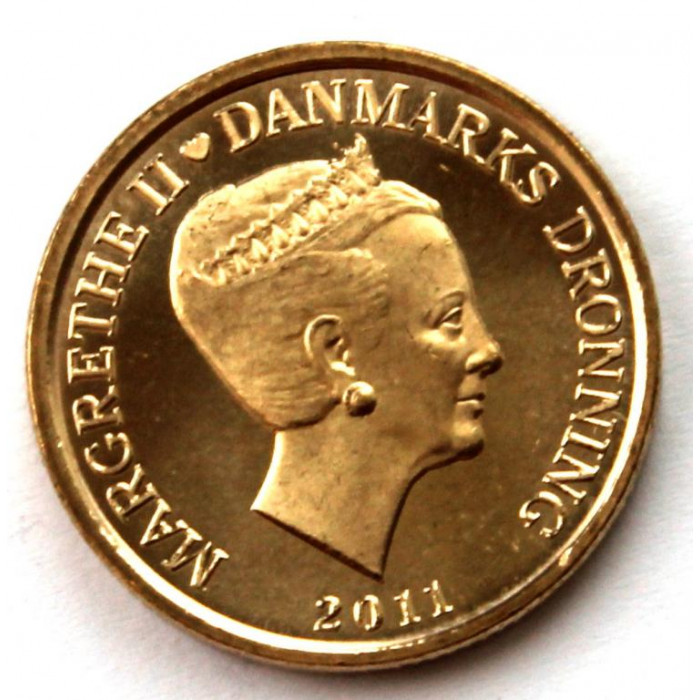 ДАНИЯ 20 крон 2011 UNC «ДАТСКИЕ КОРАБЛИ» КОЛЕСНЫЙ ПАРОХОД «HJEJLEN»