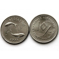 СОМАЛИЛЕНД 10 шиллингов 2006 UNC «ЗНАКИ ЗОДИАКА» РЫБЫ