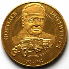 ШВЕЙЦАРИЯ памятная медаль «ГОТТЛИБ ДУТВАЙЛЕР» АВТОЛАВКА