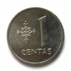 ЛИТВА 1 цент 1991