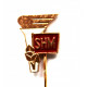 ЧЕХОСЛОВАКИЯ (1951-1963) знак на игле «SHM» Спортивные игры молодежи