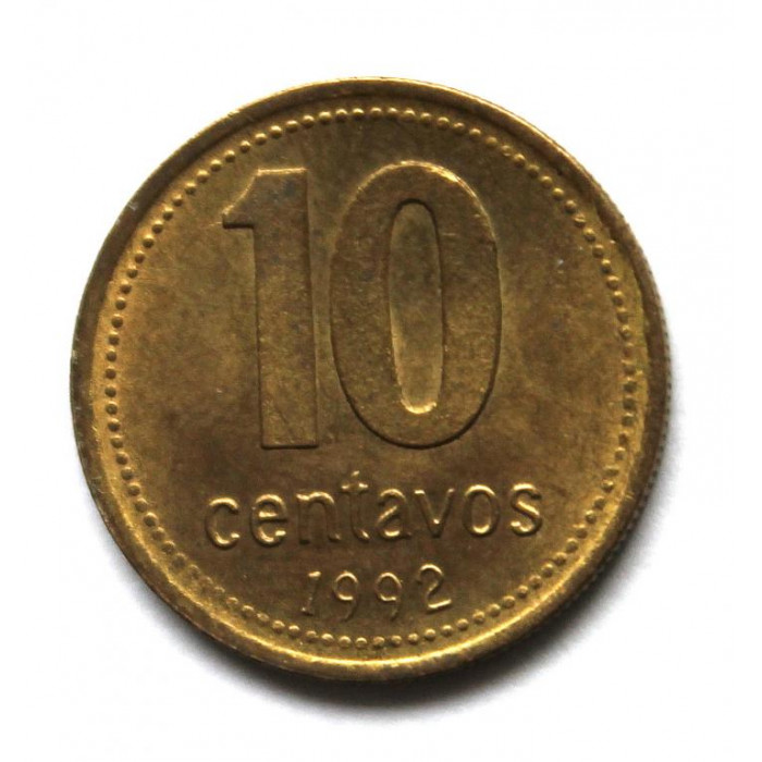 АРГЕНТИНА 10 сентаво 1992
