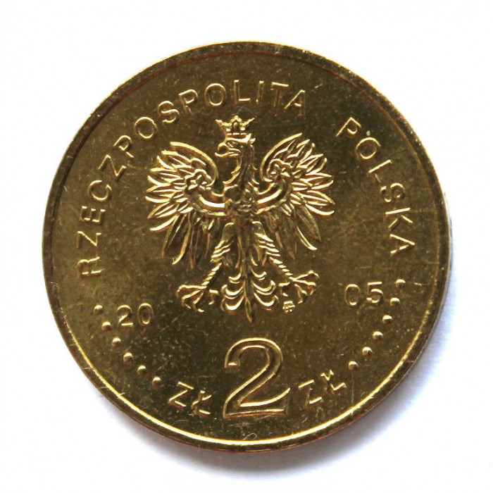 ПОЛЬША 2 злотых 2005 «ПАПА РИМСКИЙ ИОАНН ПАВЕЛ II»