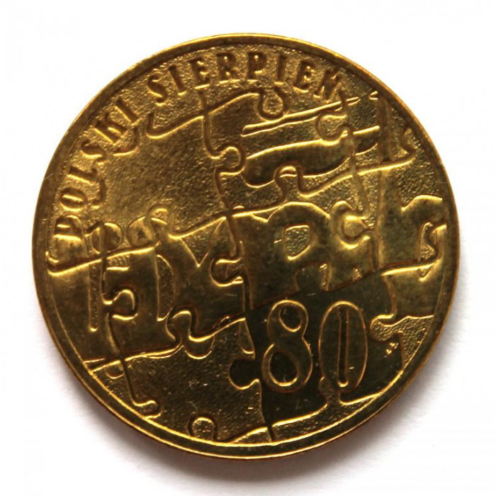 ПОЛЬША 2 злотых 2010 UNC «ПОЛЬСКИЙ АВГУСТ 1980»
