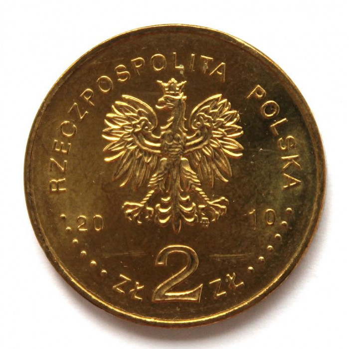 ПОЛЬША 2 злотых 2010 UNC «ПОЛЬСКИЙ АВГУСТ 1980»