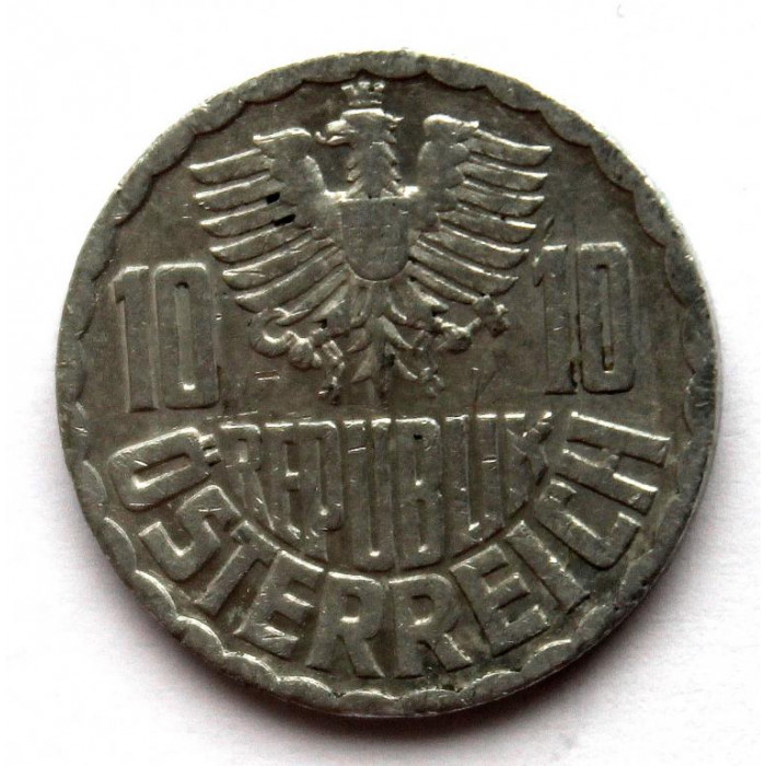 АВСТРИЯ 10 грошей 1955 (KM# 2878)