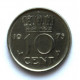 НИДЕРЛАНДЫ 10 центов 1975 (KM# 182) ЮЛИАНА