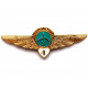 СССР (до 1983 г) нагрудный знак «ПИЛОТ ГРАЖДАНСКОЙ АВИАЦИИ (ГВФ)» 4 КЛАСС (Клеймо «Победа»)