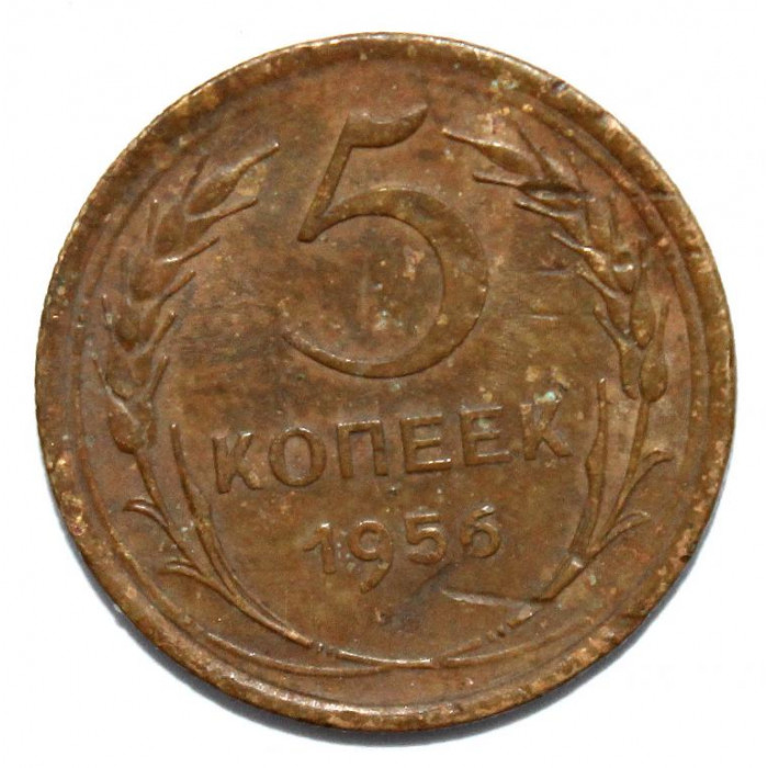 СССР 5 копеек 1956 (Y# 115)