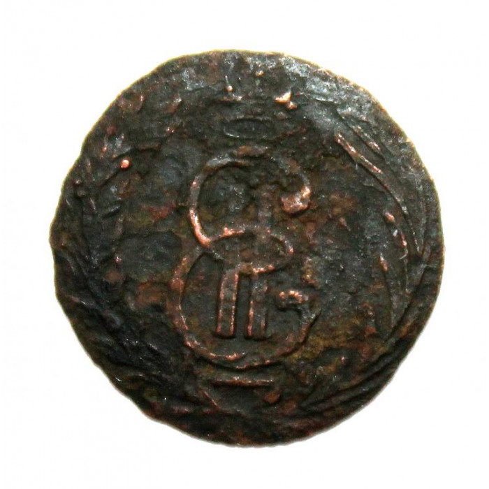 РОССИЯ полушка 1769 СИБИРСКАЯ (КМ - СУЗУНСКИЙ МОНЕТНЫЙ ДВОР)
