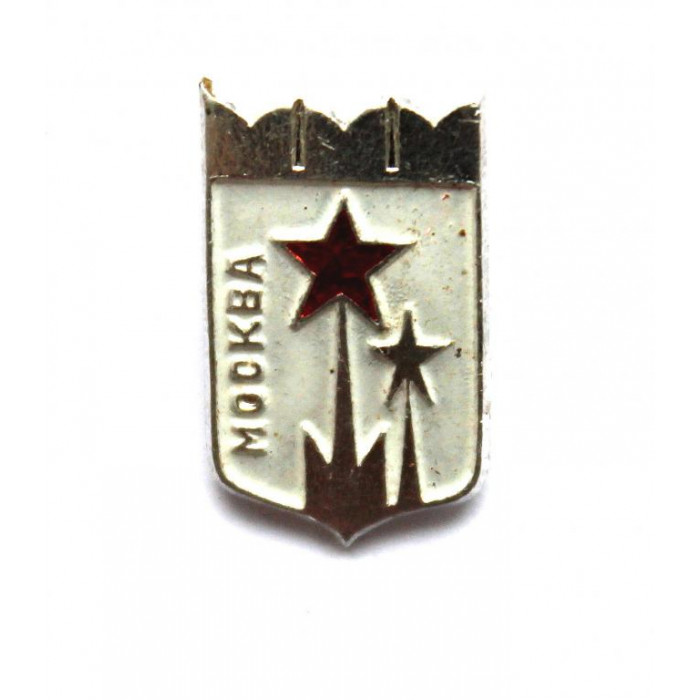 СССР нагрудный знак «МОСКВА» КРЕМЛЕВСКИЕ ЗВЕЗДЫ