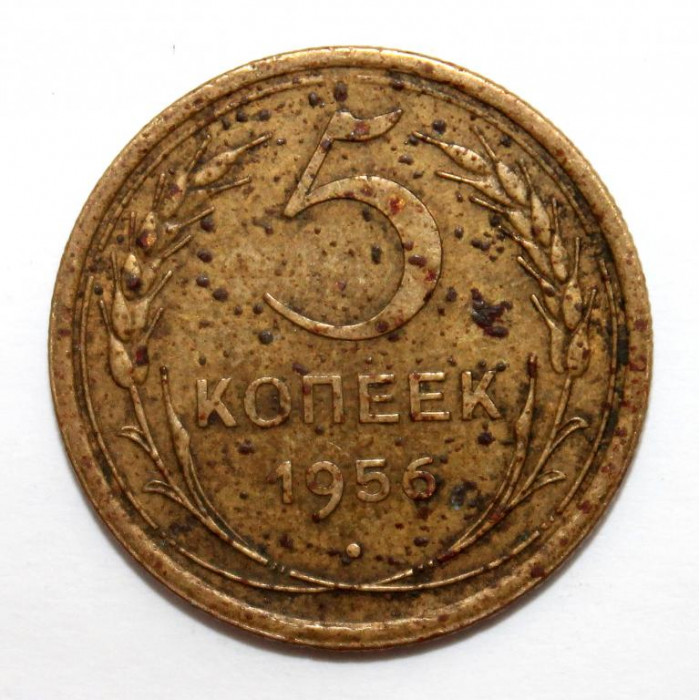 СССР 5 копеек 1956 (Y# 115)