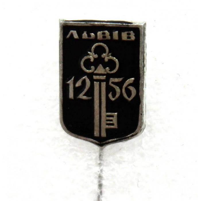 СССР (Украина) нагрудный знак на игле «ЛЬВIВ» Основан в 1256 году