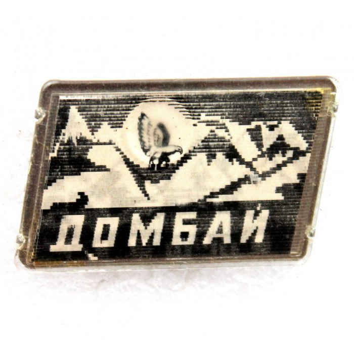СССР нагрудный знак «ДОМБАЙ» (переливашка)