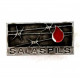 СССР (Латвия) нагрудный знак «SALASPILS» Саласпилс. Памяти узников Саласпилсского детского концлагеря