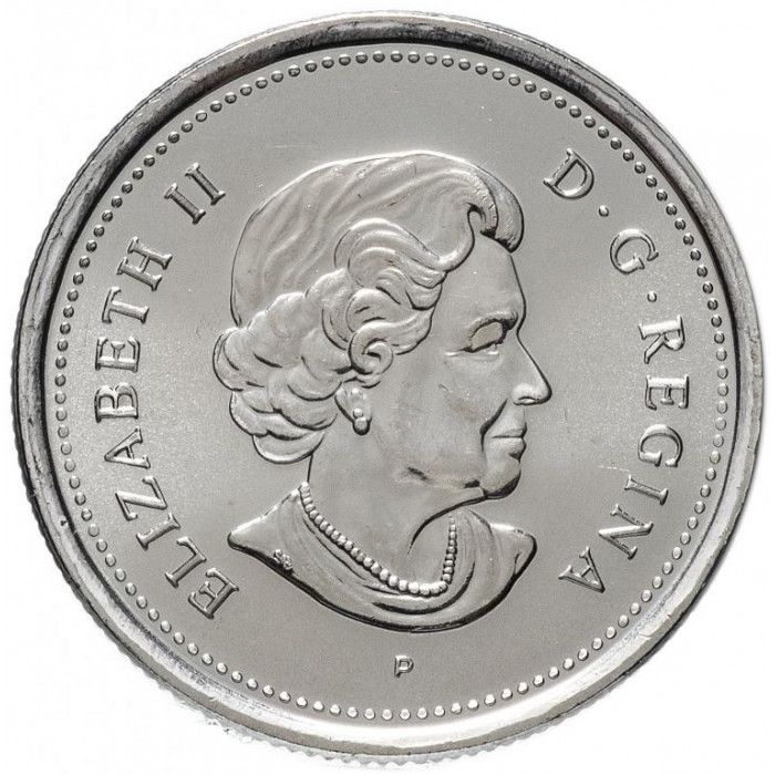 КАНАДА 25 центов 2005 UNC «ГОД ВЕТЕРАНОВ»