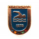 СССР 1973 нагрудный знак «УНИВЕРСИАДА В МОСКВЕ» Плавание (позолота)