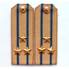 Погоны парадные на рубашку полковника морской авиации СССР