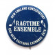 СССР 1978 нагрудный знак «RAGTIME ENSEMBLE». Гастроли ансамбля регтайма консерватории Новой Англии (США)