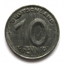 ГЕРМАНИЯ (ГДР) 10 пфеннигов 1949 (KM# 3)