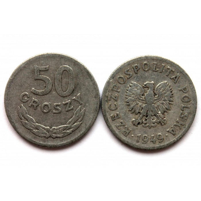 ПОЛЬША 50 грошей 1949