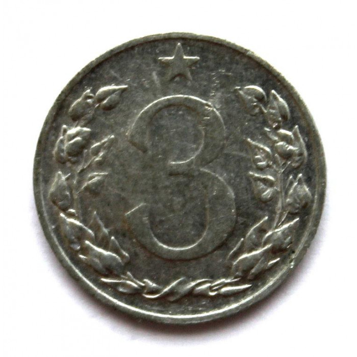 ЧЕХОСЛОВАКИЯ 3 геллера 1953