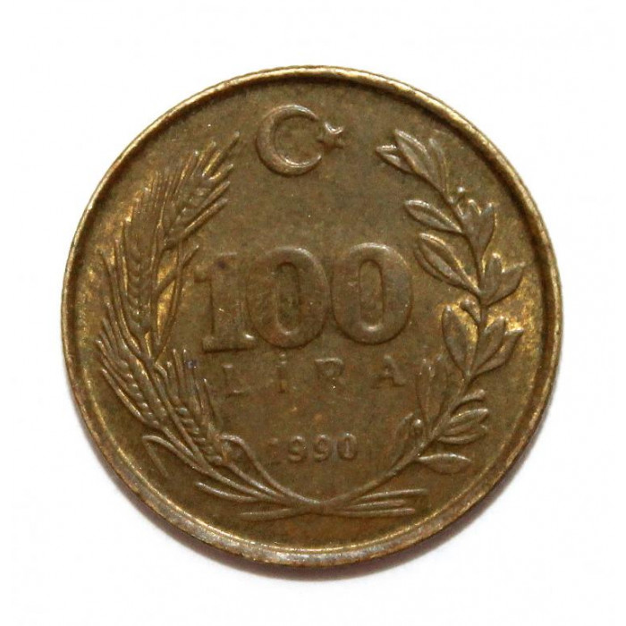 ТУРЦИЯ 100 лир 1990