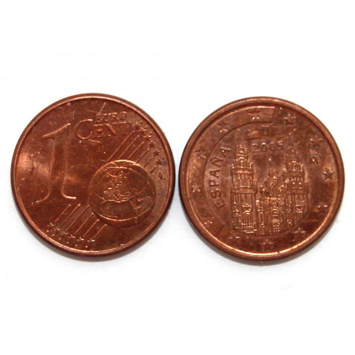 ИСПАНИЯ 1 евроцент 2005