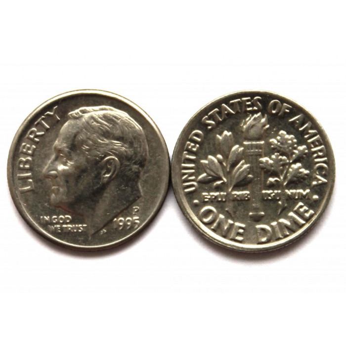 США 10 центов (1 дайм) 1995 P