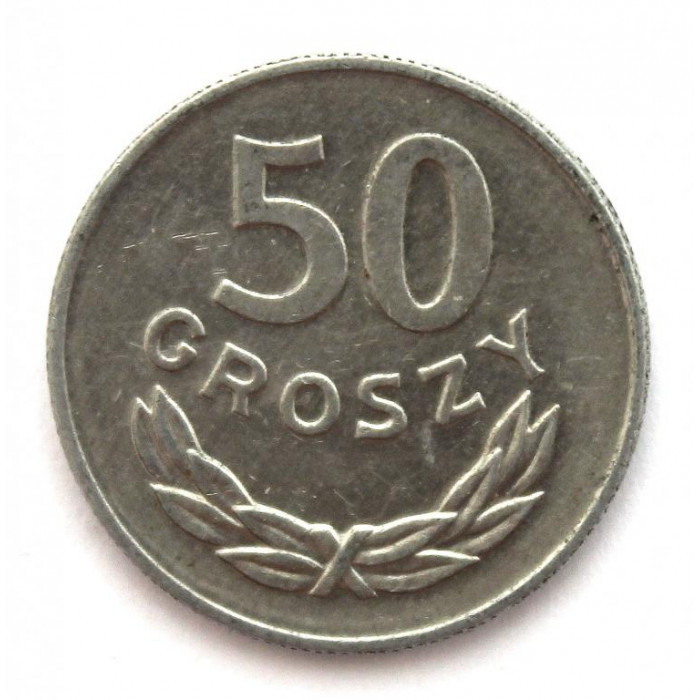 ПОЛЬША 50 грошей 1984 (Y# 48.1)