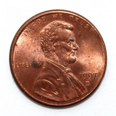 США 1 цент 1997 (D) Авраам Линкольн