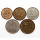 РОССИЯ набор из 5 монет 1992-1993 (1; 5; 10; 20; 50 рублей) ЛМД, СПДМ