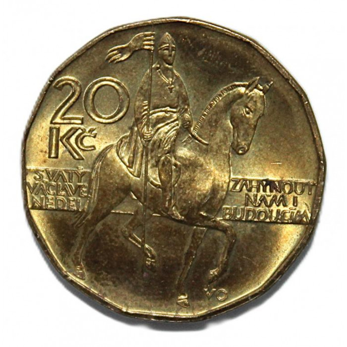 ЧЕХИЯ 20 крон 2012. Памятник Святому Вацлаву в Праге
