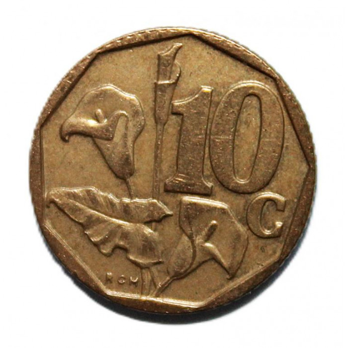 ЮАР 10 центов 1991 (KM# 135). Зантедеския