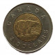 КАНАДА 2 доллара 1996 (KM# 270). Полярный медведь