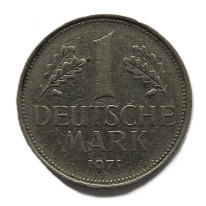 ГЕРМАНИЯ (ФРГ) 1 марка 1971 J
