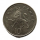 ВЕЛИКОБРИТАНИЯ 10 пенсов 2002 (KM# 989) Коронованный лев
