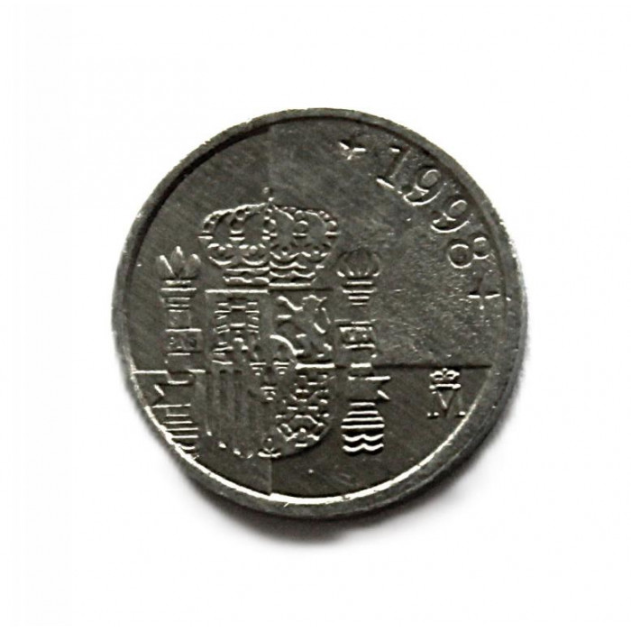 ИСПАНИЯ 1 песета 1998 (KM# 832). Хуан Карлос I