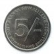 СОМАЛИЛЕНД 5 шиллингов 2005 UNC. Слоны