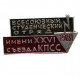 СССР 1981 нагрудный знак «ВСО». Всесоюзный студенческий отряд имени XXVI съезда КПСС