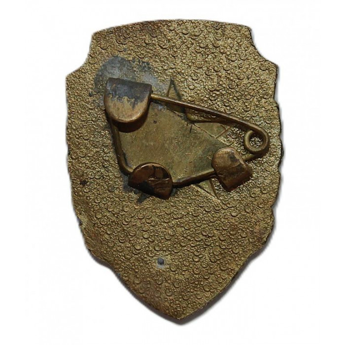СССР нагрудный знак ДОСААФ «За отличную учёбу» (тяжелый, булавка)