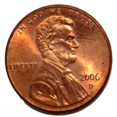 США 1 цент 2006 (D) АВРААМ ЛИНКОЛЬН
