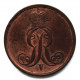 ГАННОВЕР 2 пфеннига 1854 ГЕОРГ V