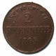 САКСЕН МЕЙНИНГЕН 2 пфеннига 1865 БЕРНГАРД II