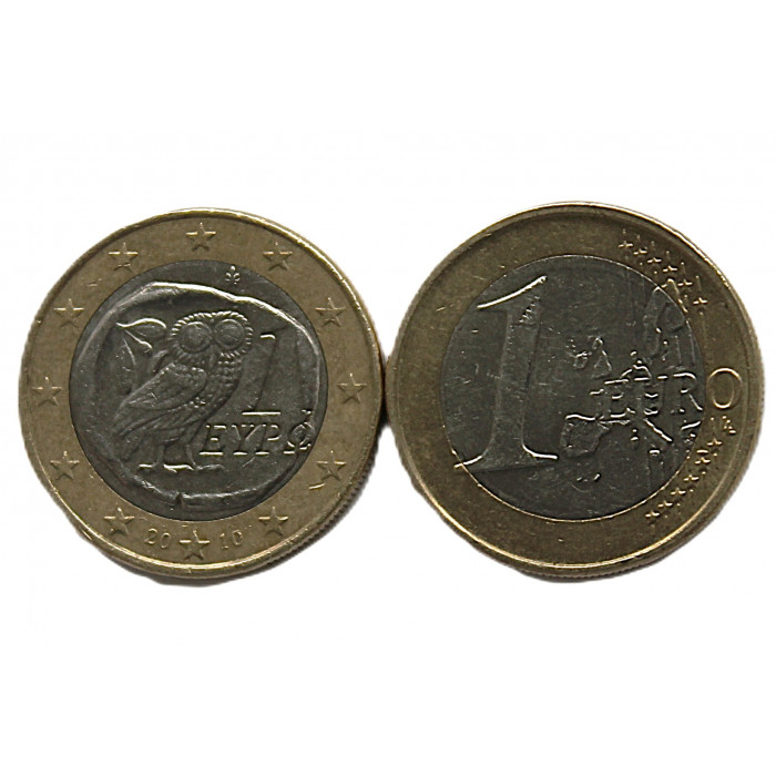 ГРЕЦИЯ 1 евро 2010. Сова