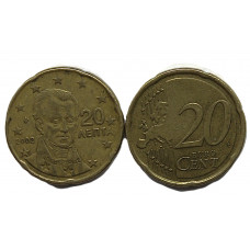 ГРЕЦИЯ 20 евроцентов 2002. Иоанн Каподистрия (Иван Антонович Каподистрия)