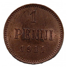 Русская Финляндия 1 пенни 1911
