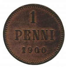 Русская Финляндия 1 пенни 1900